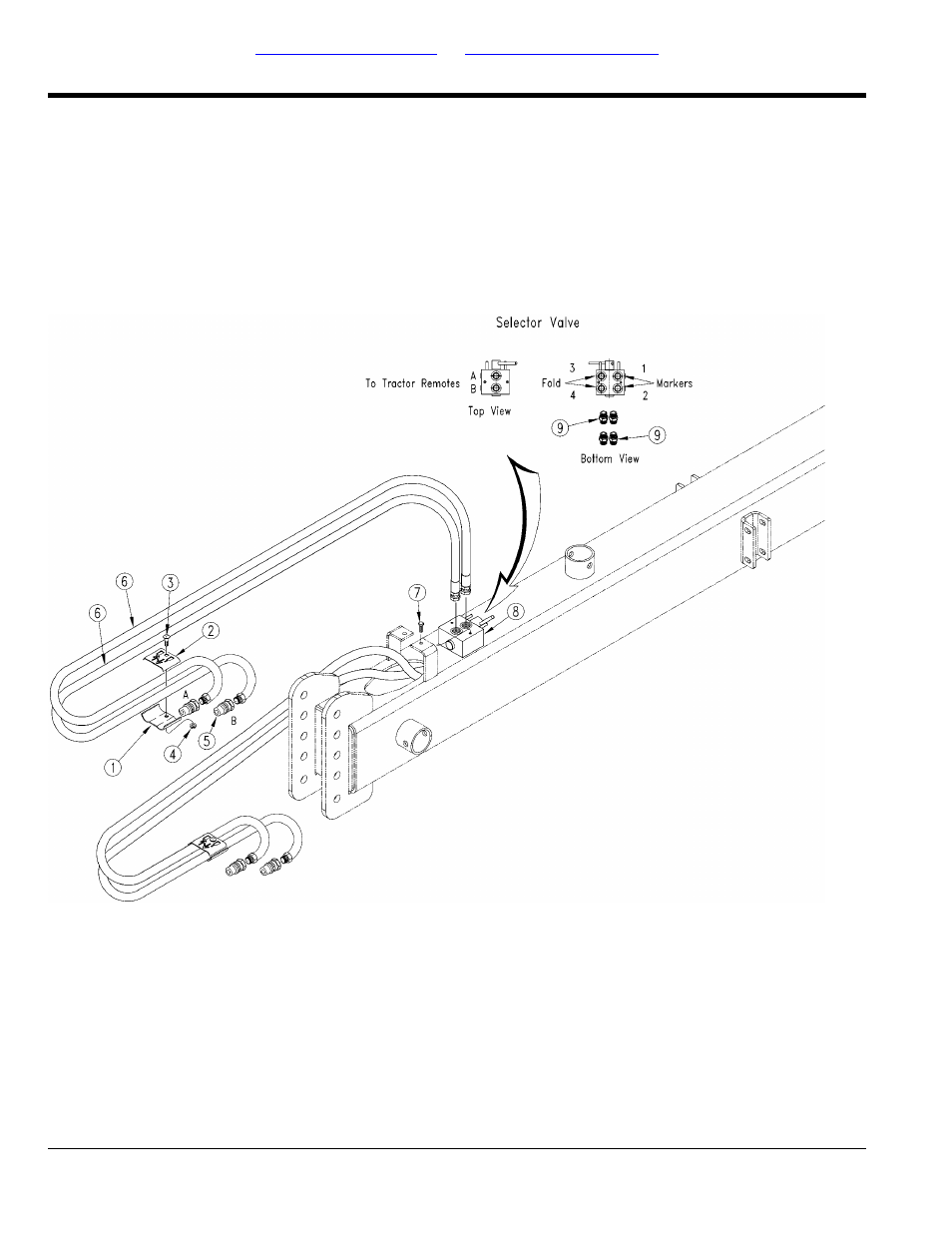 Selector valve hydraulic assembly | Great Plains PT1230 Parts Manual User Manual | Page 80 / 146