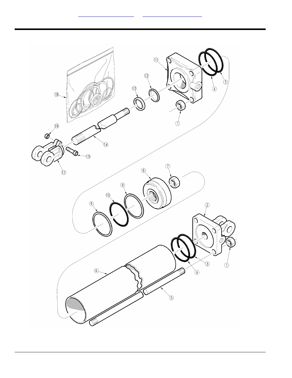 Hydraulic cylinder (810-365c)(aa1062+) | Great Plains PT1230 Parts Manual User Manual | Page 98 / 146