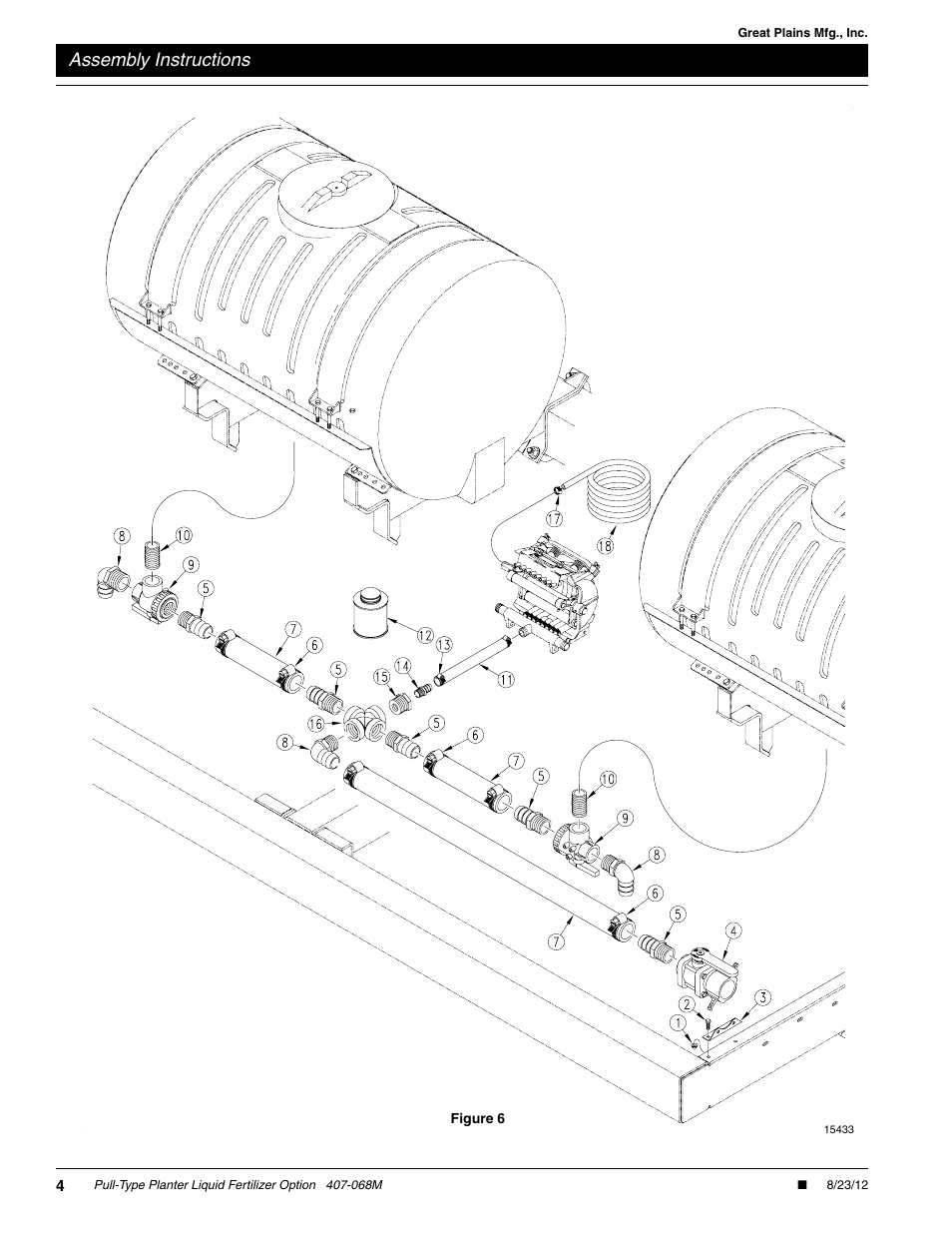 Figure 6, Wn in figure 6 with the par, Assembly instructions | Great Plains PL8030 User Manual | Page 4 / 7