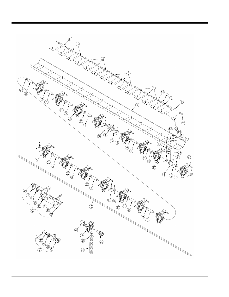 20 ft feeder cup channel (rh 8") | Great Plains 2420F Parts Manual User Manual | Page 104 / 154