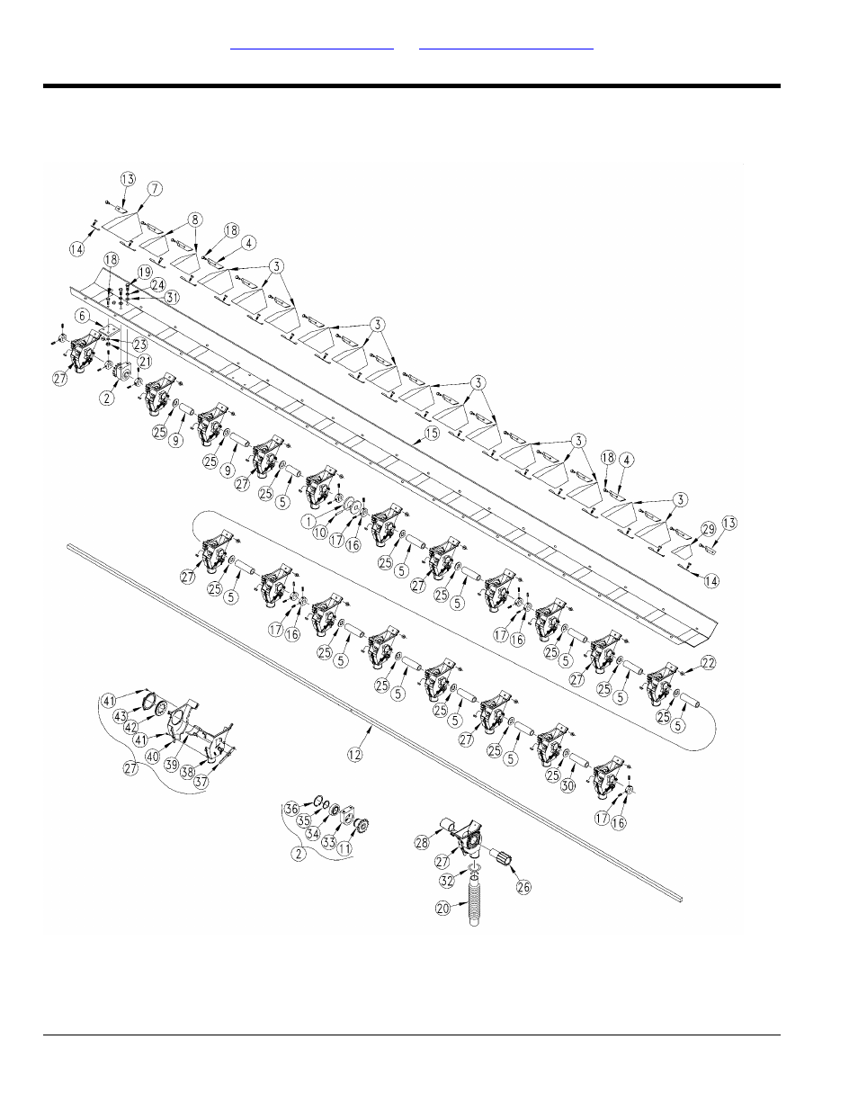 24 ft feeder cup channel (lh 7 1/2") | Great Plains 2420F Parts Manual User Manual | Page 108 / 154