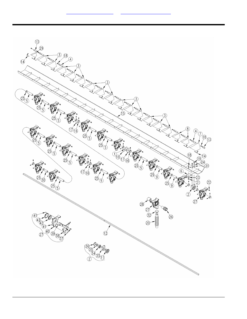 24 ft feeder cup channel (rh 7 1/2") | Great Plains 2420F Parts Manual User Manual | Page 114 / 154