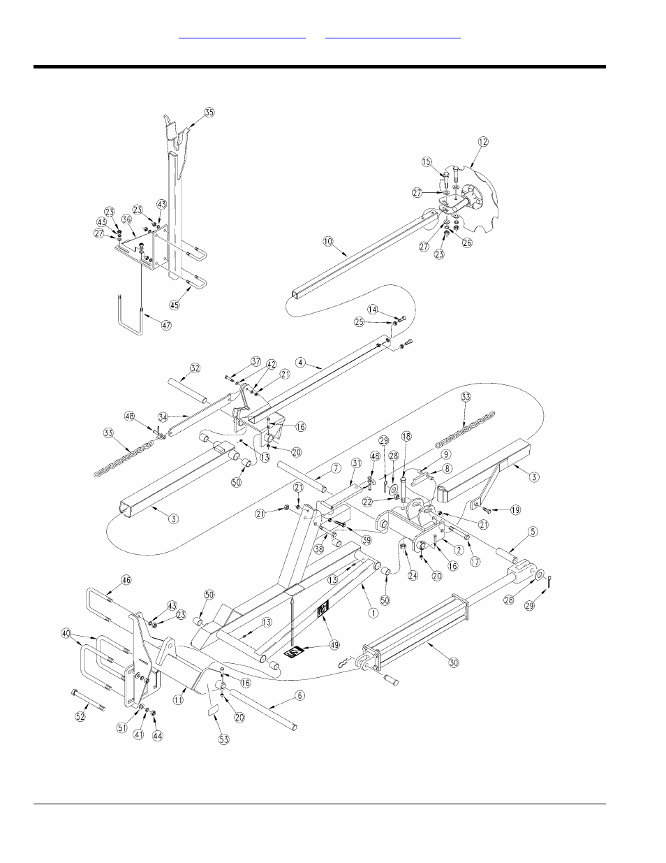 Flat fold marker 24ft | Great Plains 2420F Parts Manual User Manual | Page 130 / 154