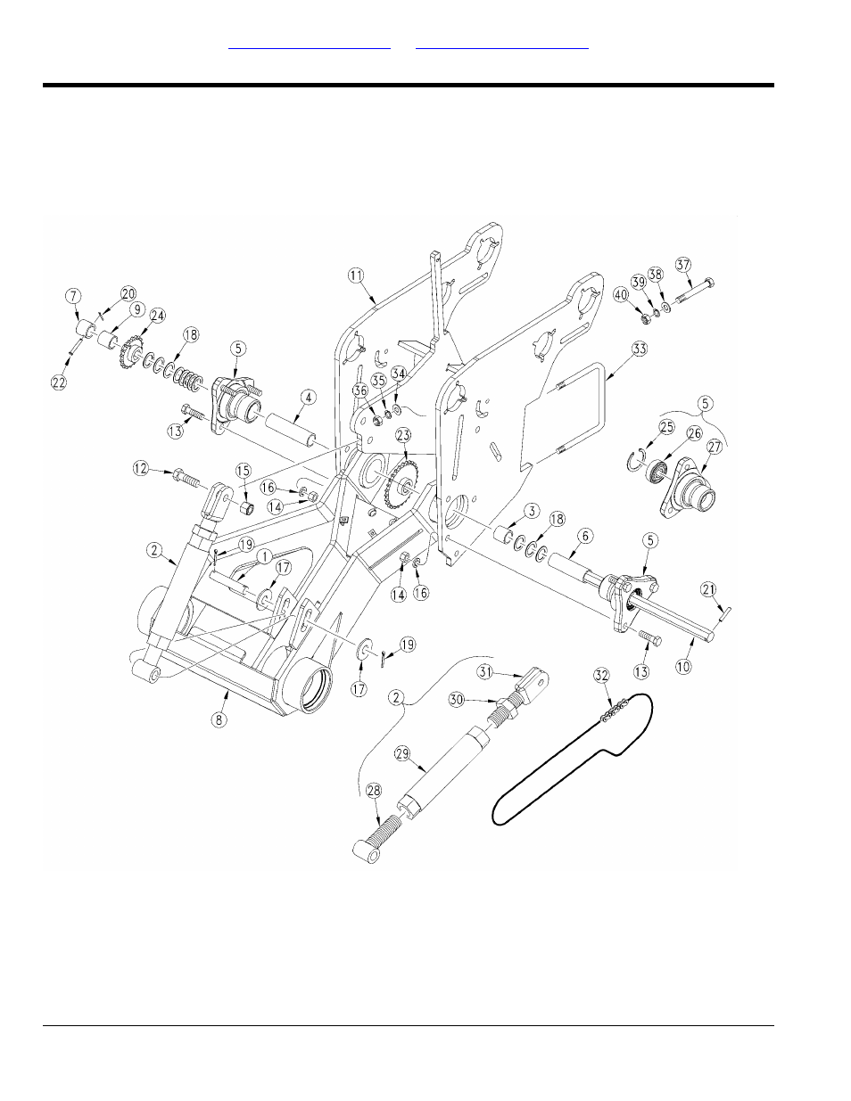 Dual gauge wheel mount 20ft, 24ft | Great Plains 2420F Parts Manual User Manual | Page 36 / 154