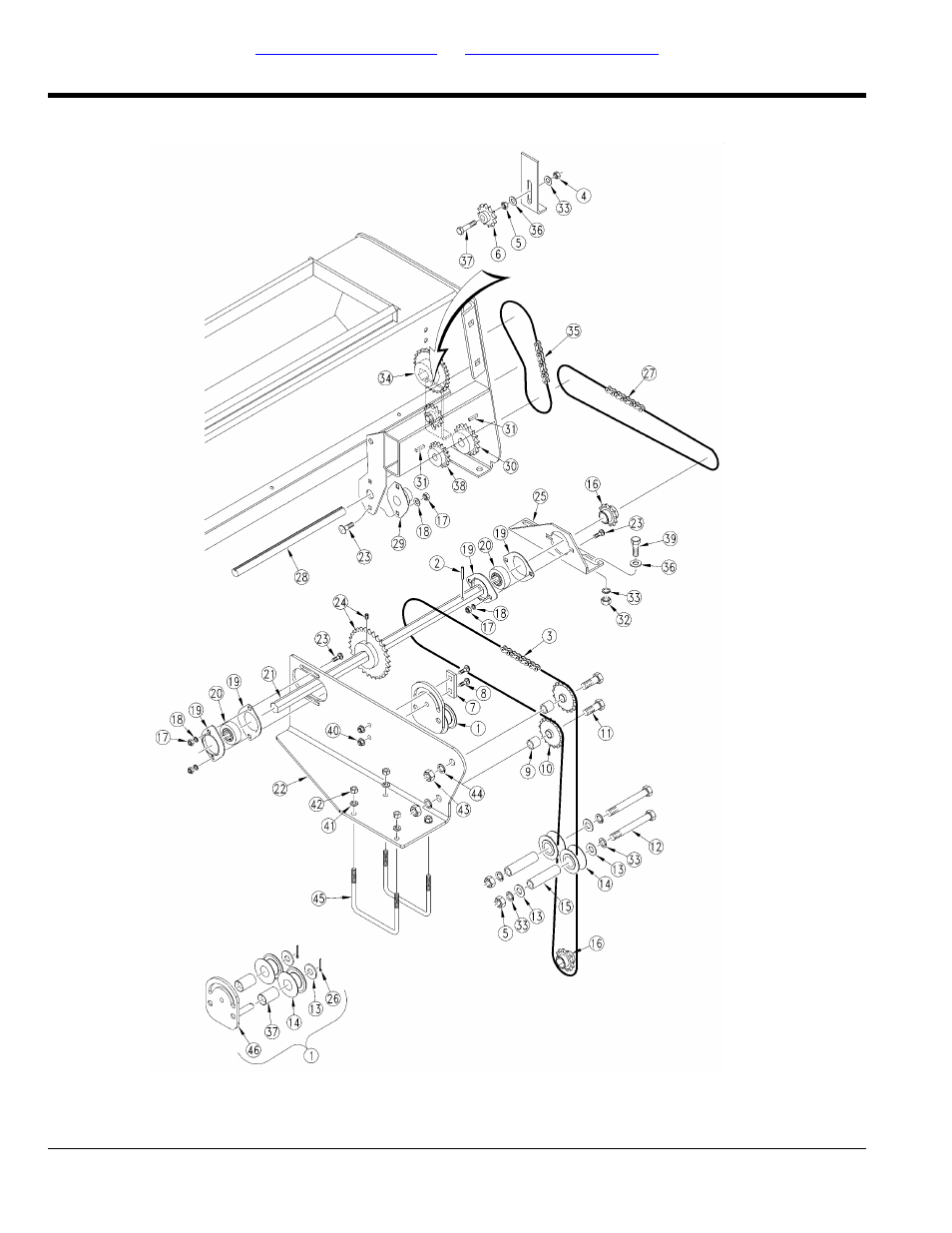 Fertilizer drive | Great Plains 2420F Parts Manual User Manual | Page 40 / 154