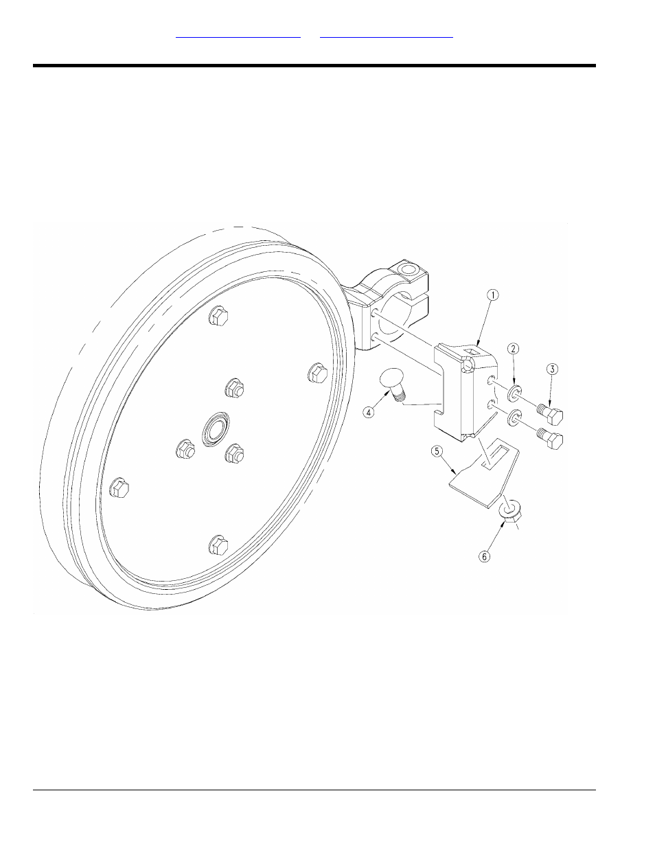 Side wheel scraper (option) | Great Plains 2420F Parts Manual User Manual | Page 68 / 154