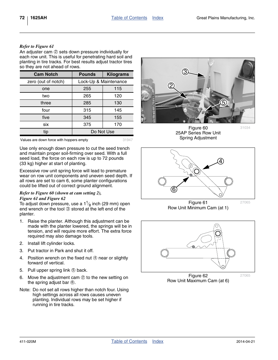 Great Plains 1625AHL Operator Manual User Manual | Page 76 / 176