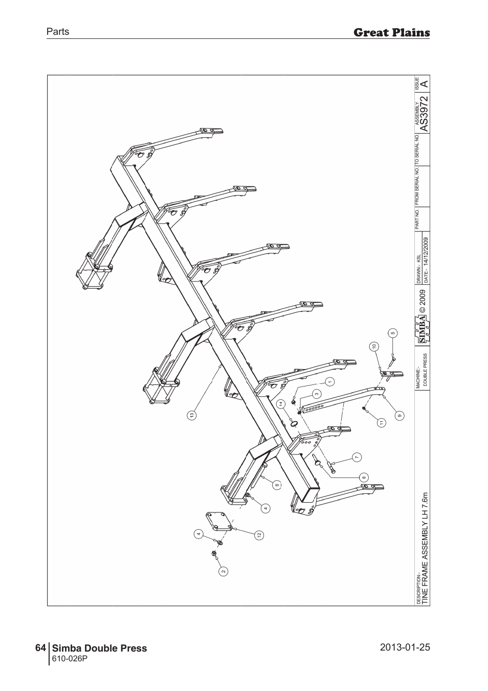 Great Plains Simba Double Press Operator Manual User Manual | Page 64 / 100