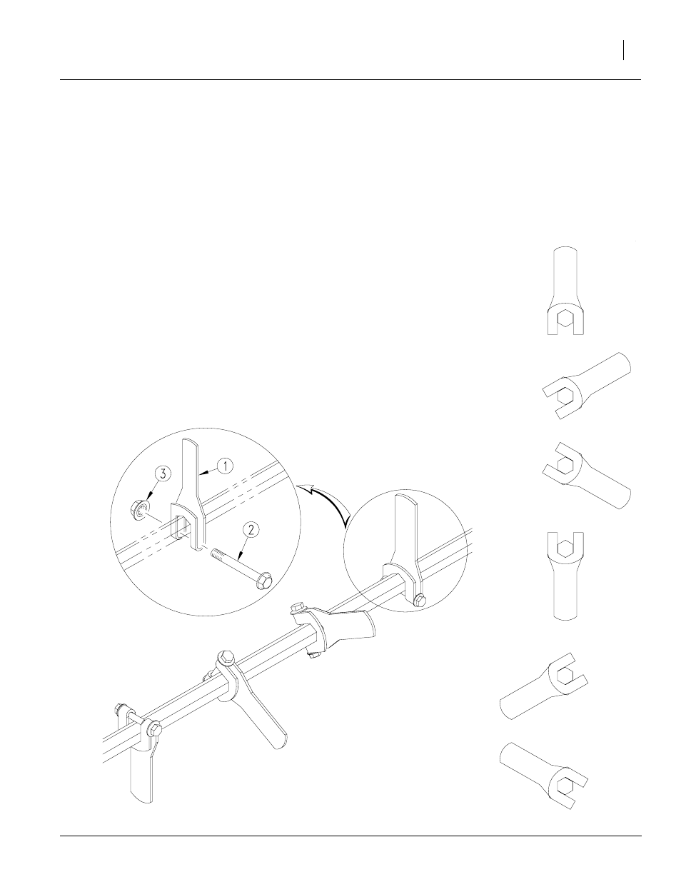 Agitator paddle installation | Great Plains 3P600 Assembly Instructions User Manual | Page 7 / 12