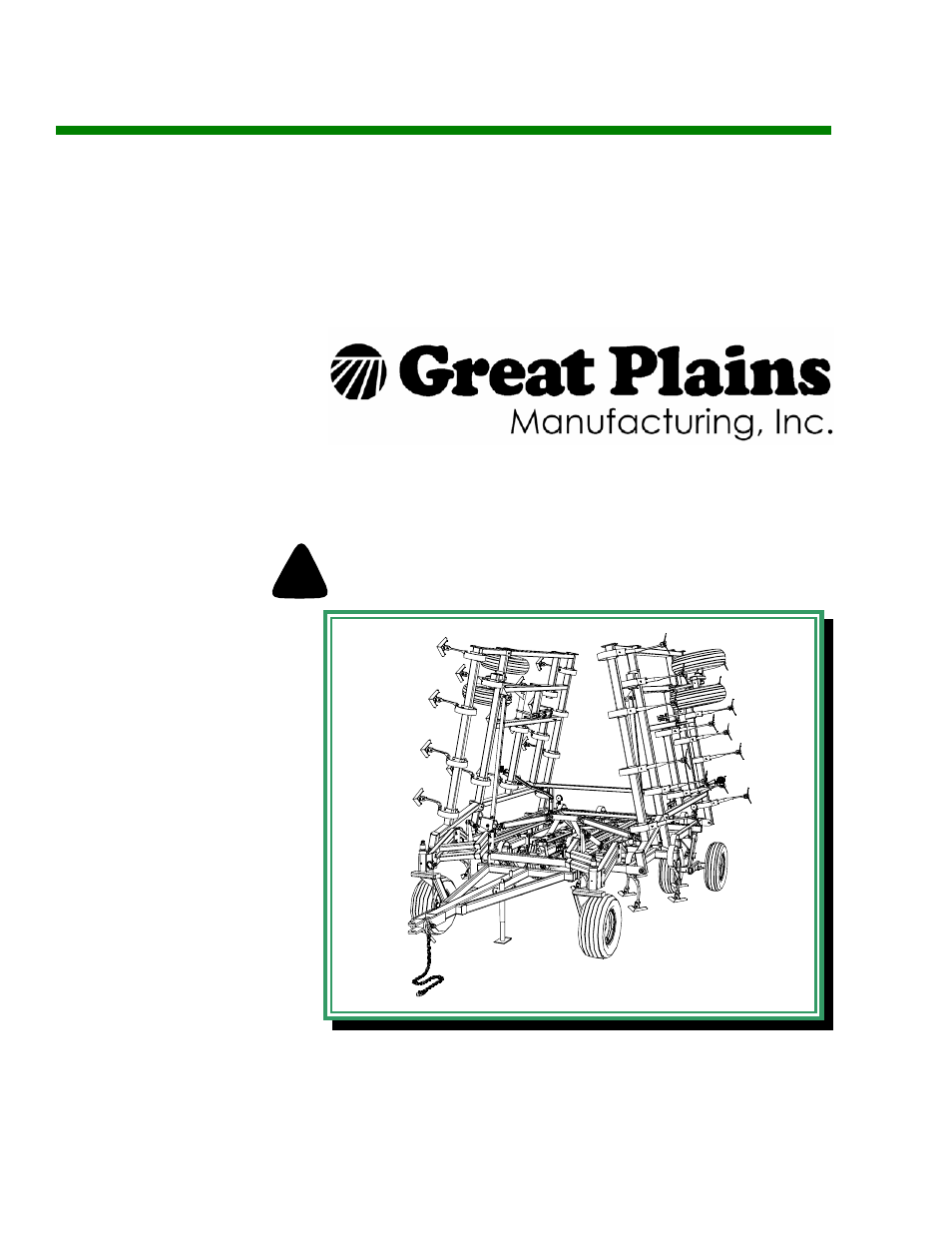 Great Plains 6328 Series VII Field Cultivator-Floating Hitch Operator Manual User Manual | 41 pages