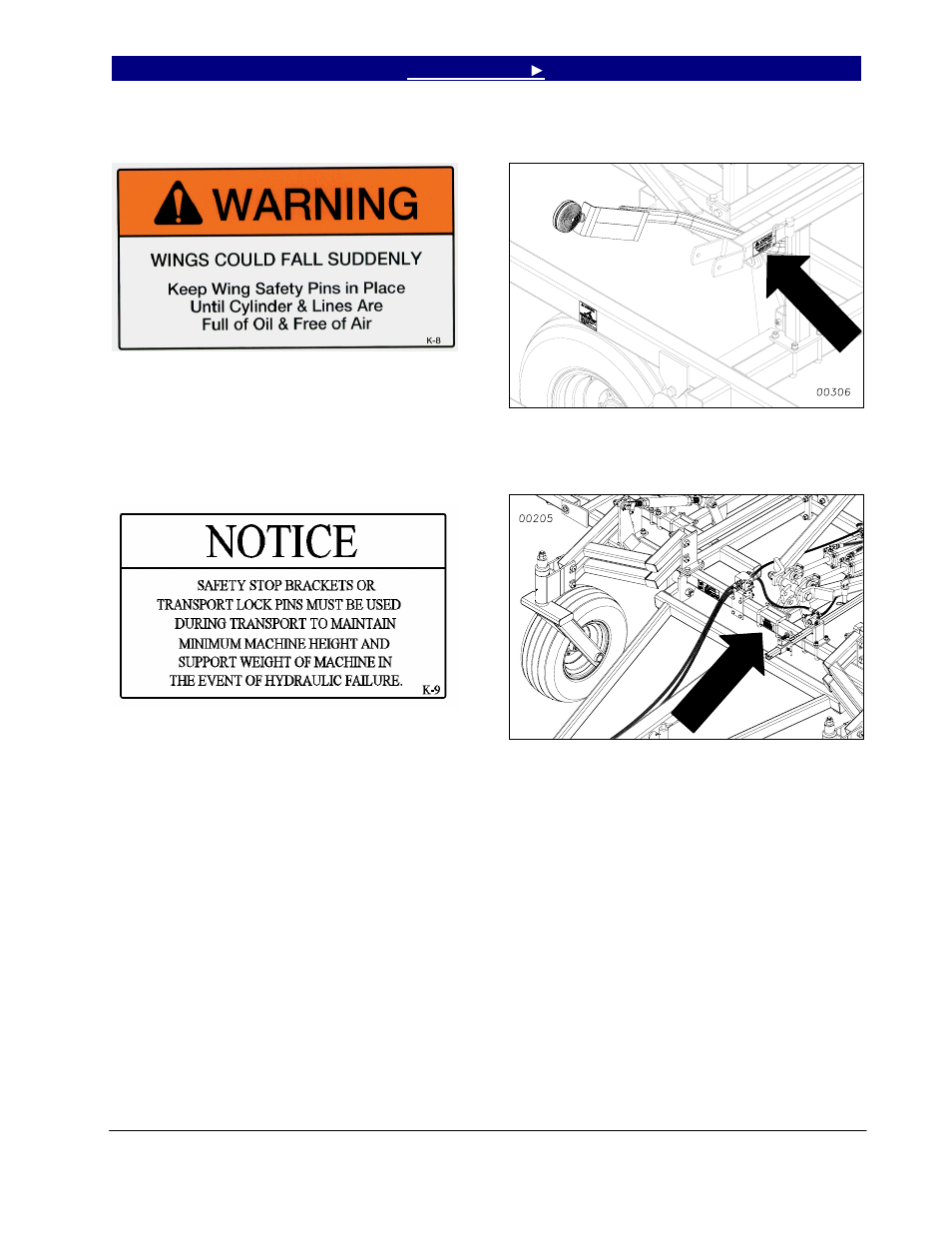 Important safety information | Great Plains 6328 Series VII Field Cultivator-Floating Hitch Operator Manual User Manual | Page 13 / 41