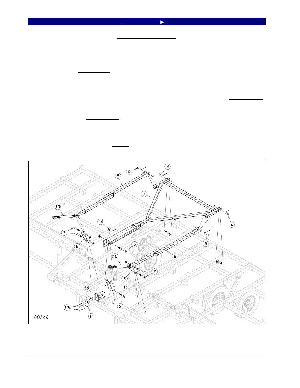 Level bar assembly | Great Plains 6328 Series VII Field Cultivator-Floating Hitch Operator Manual User Manual | Page 20 / 41
