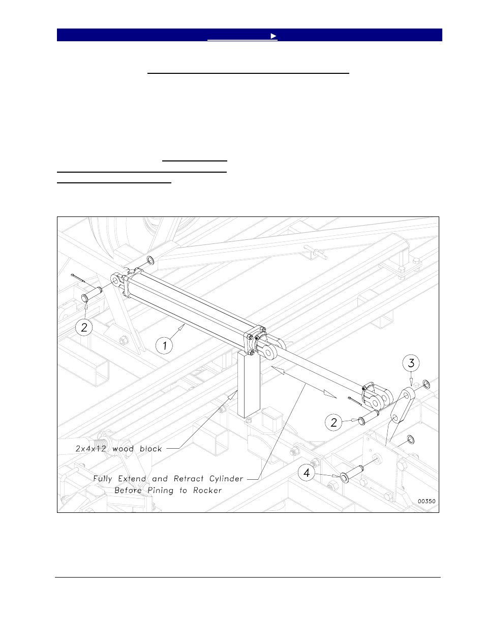 Fold cylinders and rocker arm assembly, Fold cylinders and rocker arm assembly . 21 | Great Plains 6328 Series VII Field Cultivator-Floating Hitch Operator Manual User Manual | Page 23 / 41