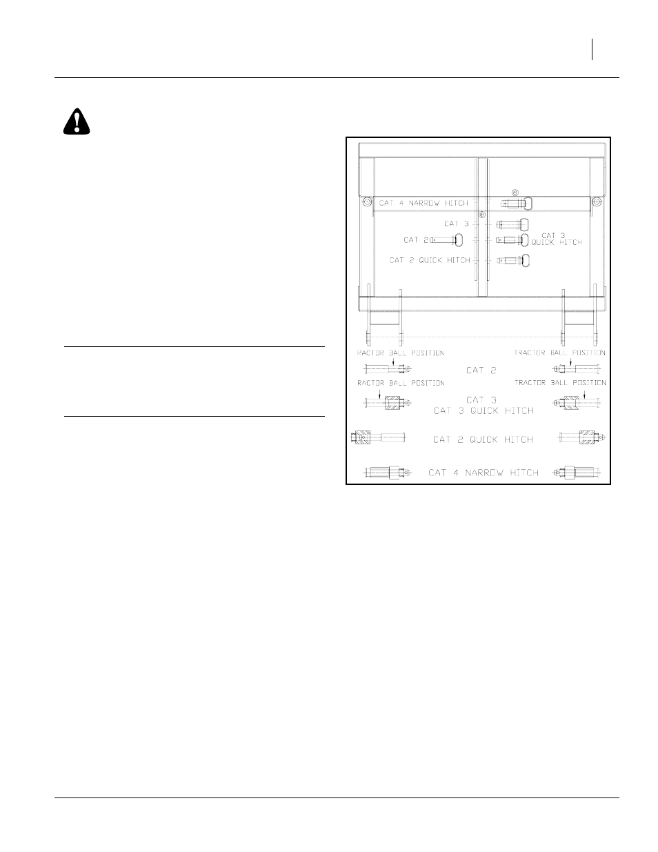 Figure 6 pin & spacer configuration, Warning | Great Plains 3P-FF900 Predelivery Manual User Manual | Page 13 / 18