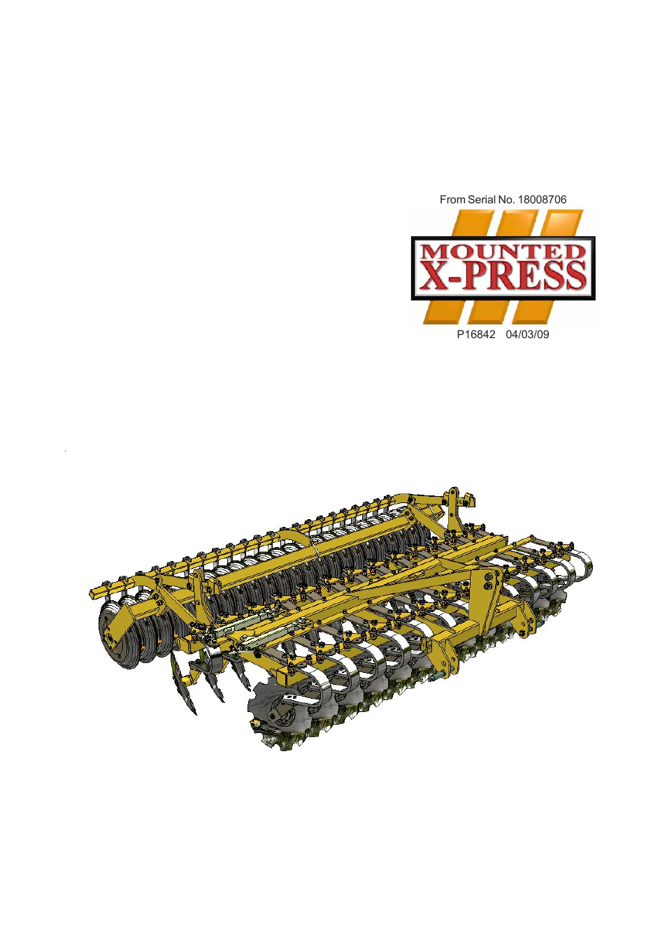 Great Plains P16842 Serial No 18008706 User Manual | 34 pages