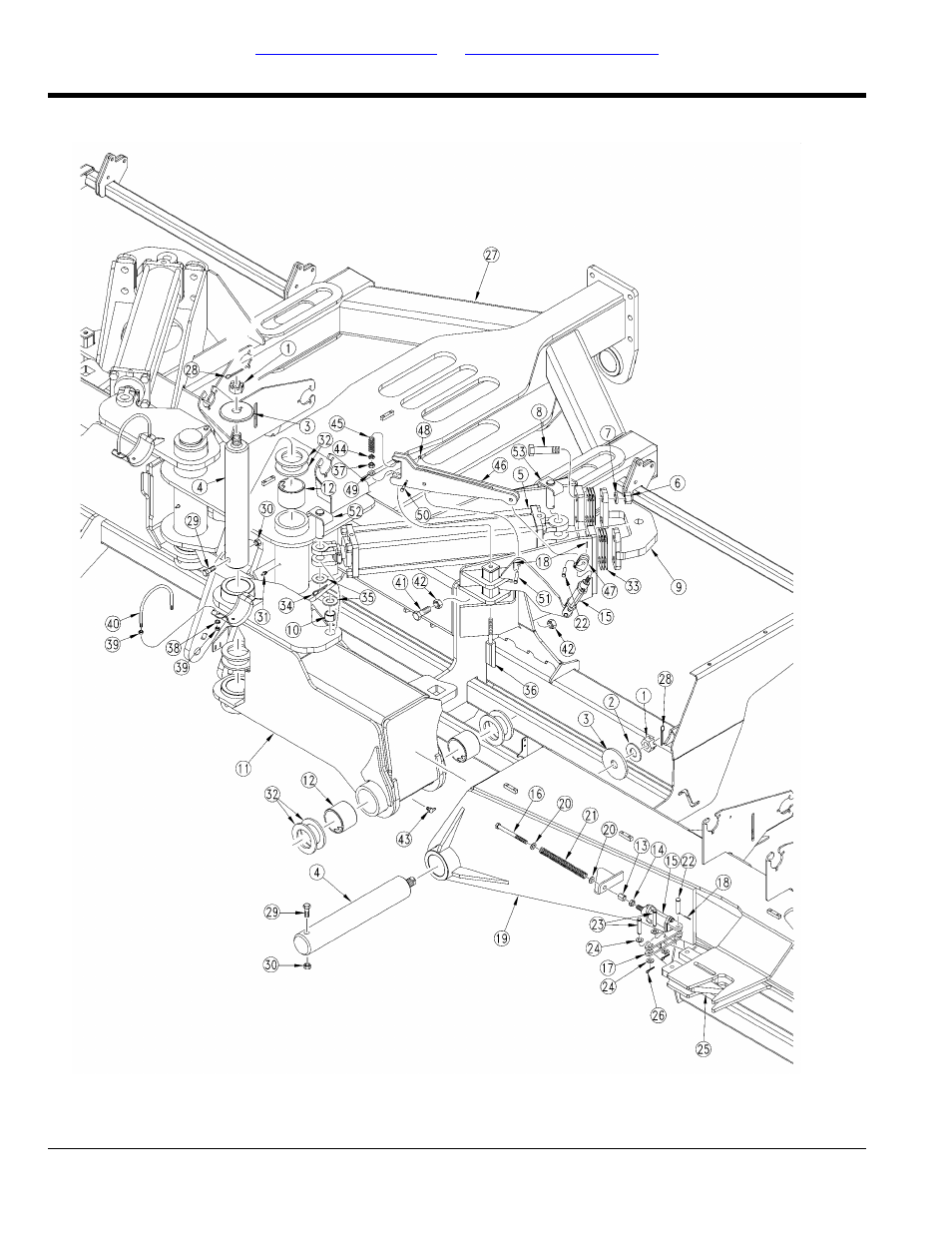 Wing to center frame | Great Plains 3N4010HDA Parts Manual User Manual | Page 10 / 98
