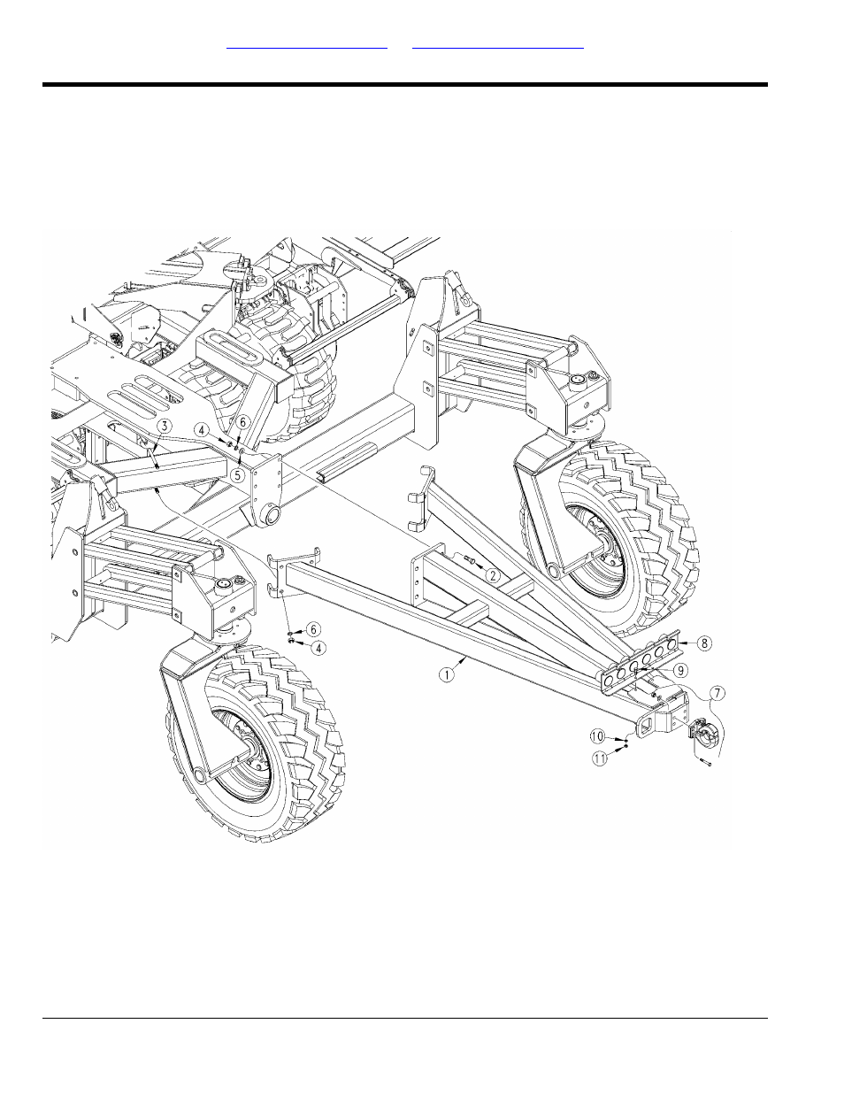 Rear hitch to frame | Great Plains 3N4010HDA Parts Manual User Manual | Page 12 / 98