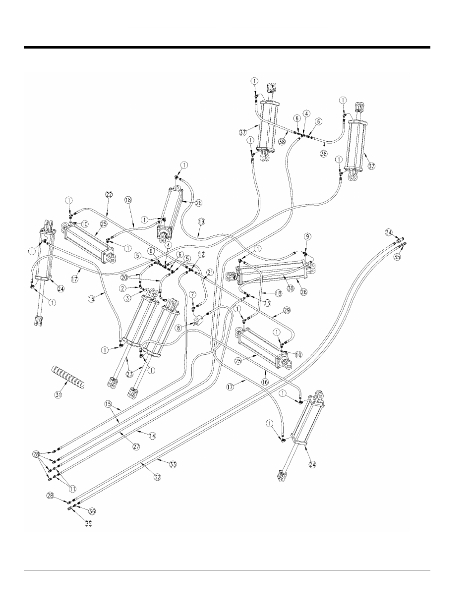 Hydraulics, Lift and fold hydraulics | Great Plains 3N4010HDA Parts Manual User Manual | Page 54 / 98