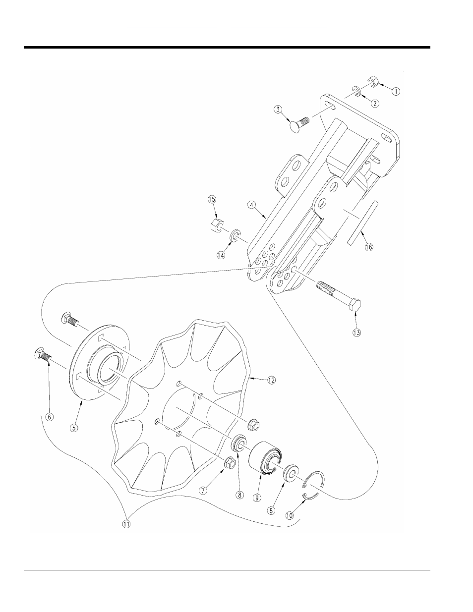Unit mount coulter assembly | Great Plains PD8070 Parts Manual User Manual | Page 112 / 124