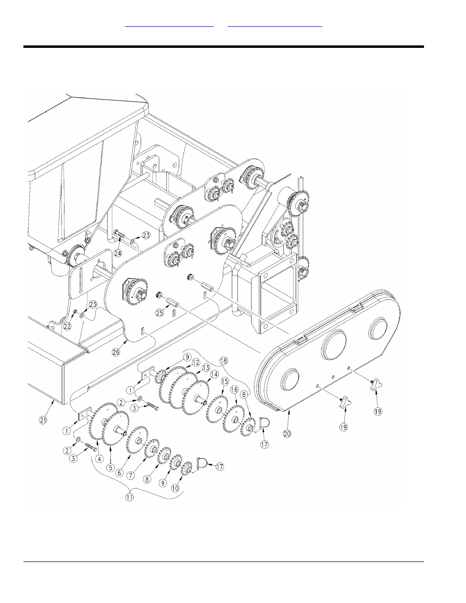 Sprocket storage | Great Plains PD8070 Parts Manual User Manual | Page 38 / 124