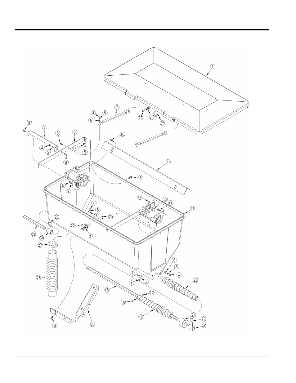 Dry fertilizer hopper | Great Plains PD8070 Parts Manual User Manual | Page 8 / 124