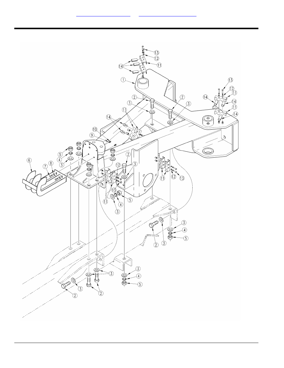 Mainframe to tongue | Great Plains 3S-3000F Parts Manual User Manual | Page 12 / 226
