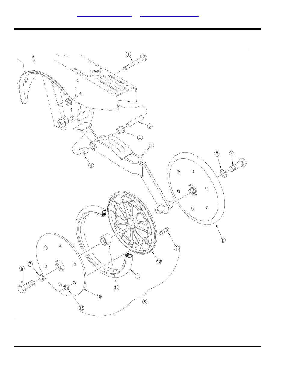 Press wheels, 1" x 12" double "v" press wheel | Great Plains 3S-3000F Parts Manual User Manual | Page 146 / 226