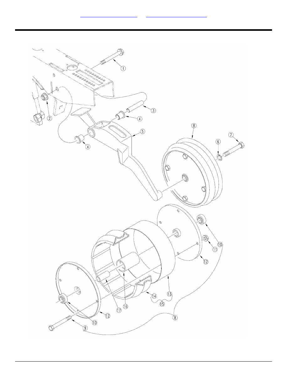 4" x 12" double ribbed single press wheel | Great Plains 3S-3000F Parts Manual User Manual | Page 154 / 226