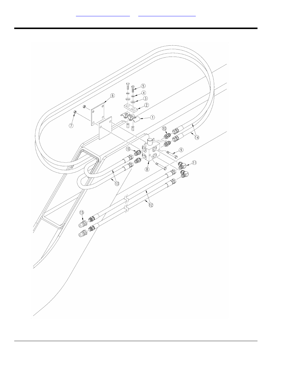 Double selector valve mounting | Great Plains 3S-3000F Parts Manual User Manual | Page 174 / 226