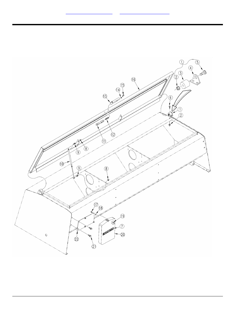 Lid to box, Table of contents part number index lid to box | Great Plains 3S-3000F Parts Manual User Manual | Page 32 / 226
