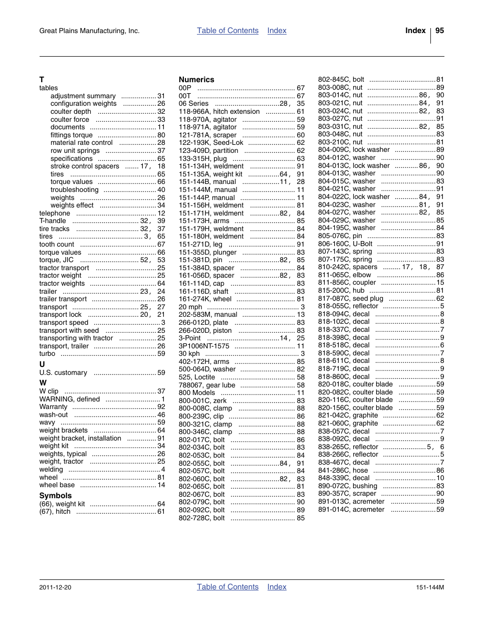 Great Plains 3P1006NT Operator Manual User Manual | Page 99 / 102