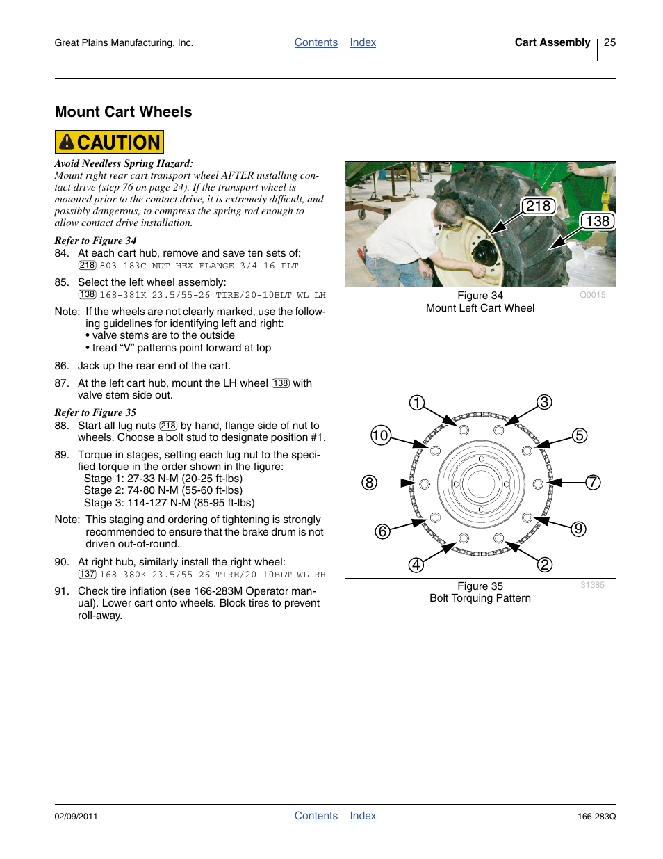 Mount cart wheels | Great Plains NTA2007HD Predelivery Manual User Manual | Page 29 / 118