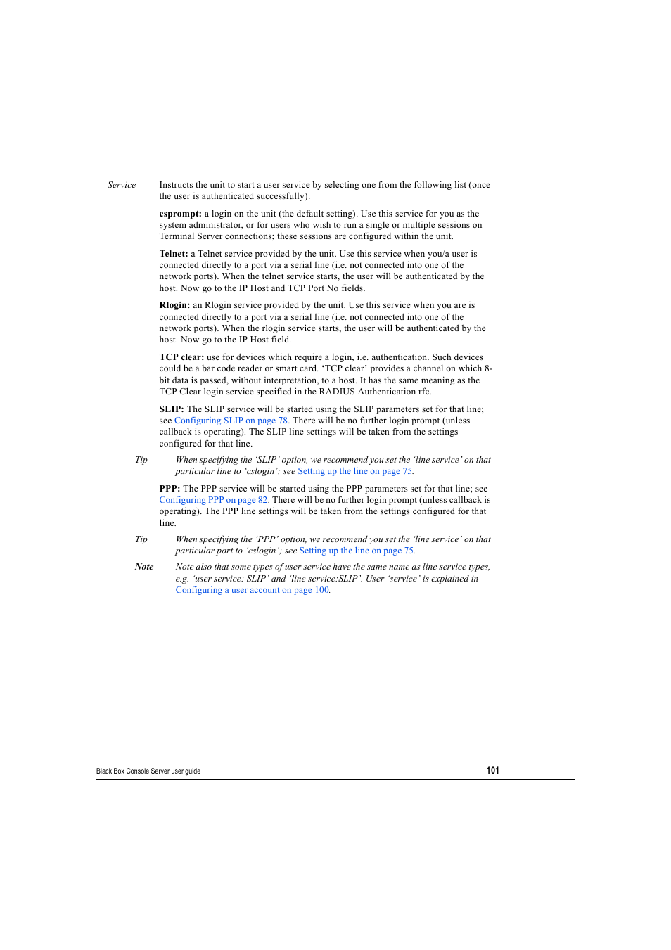 Black Box 16 port User Manual | Page 101 / 263