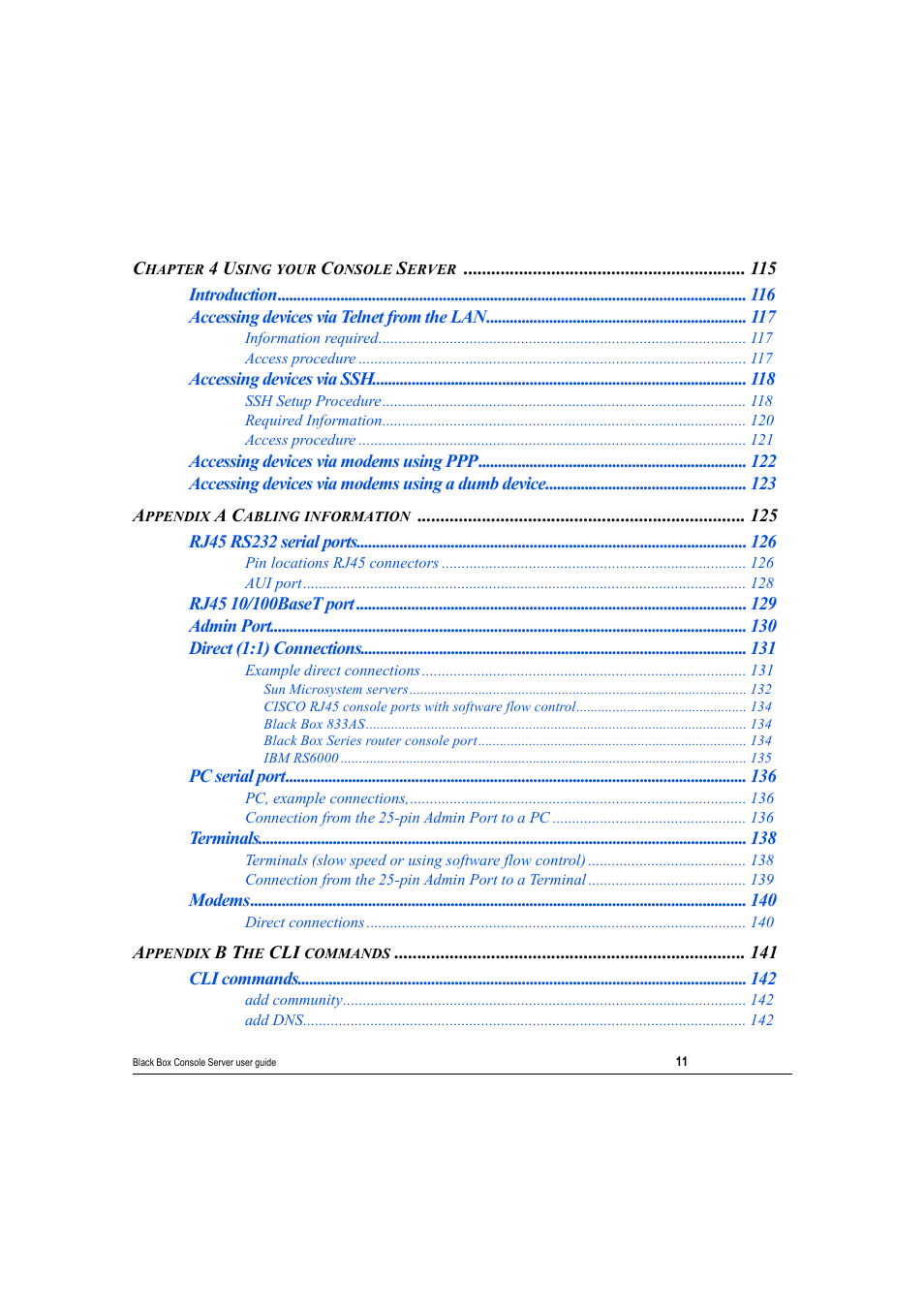 Black Box 16 port User Manual | Page 11 / 263