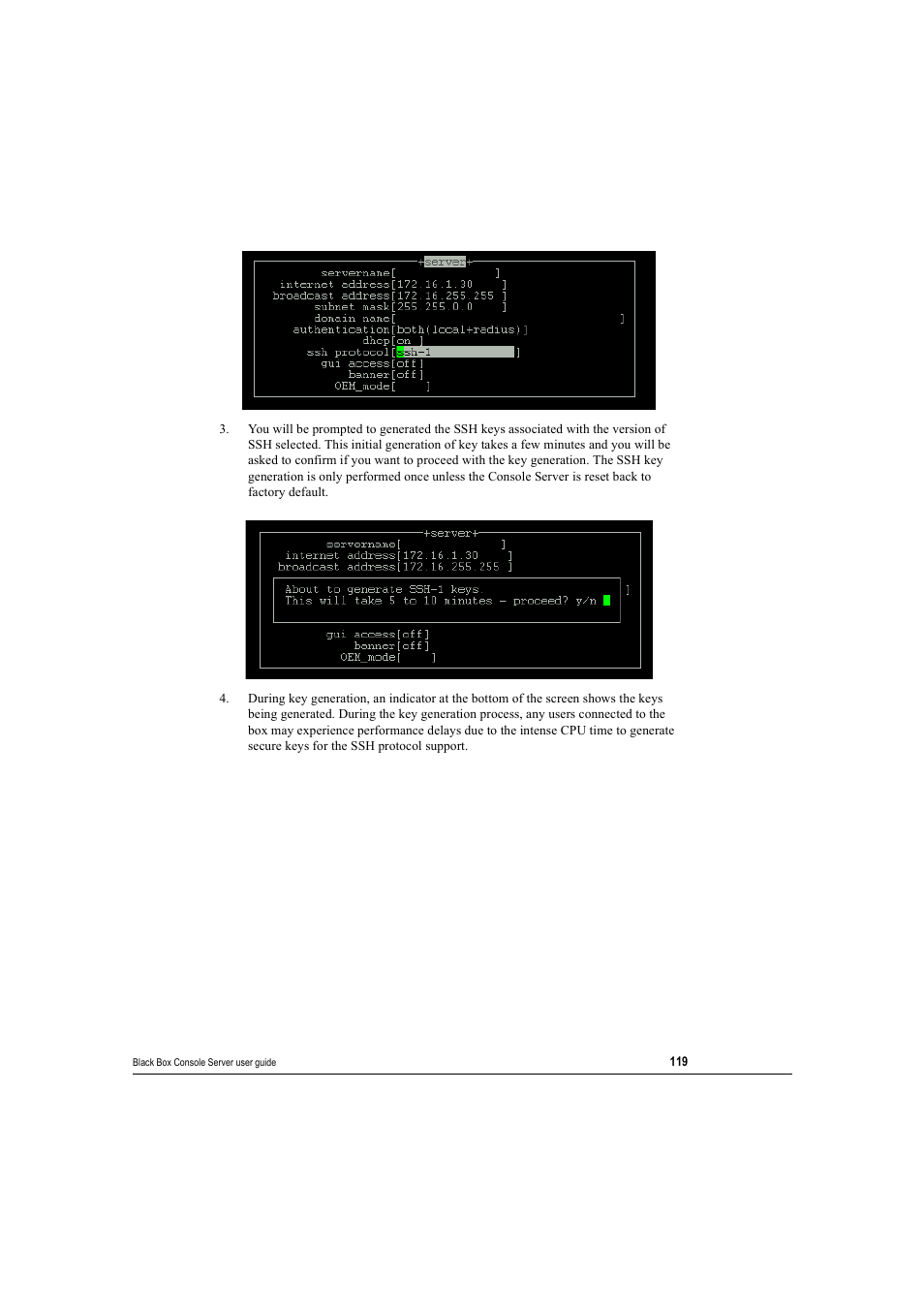 Black Box 16 port User Manual | Page 119 / 263