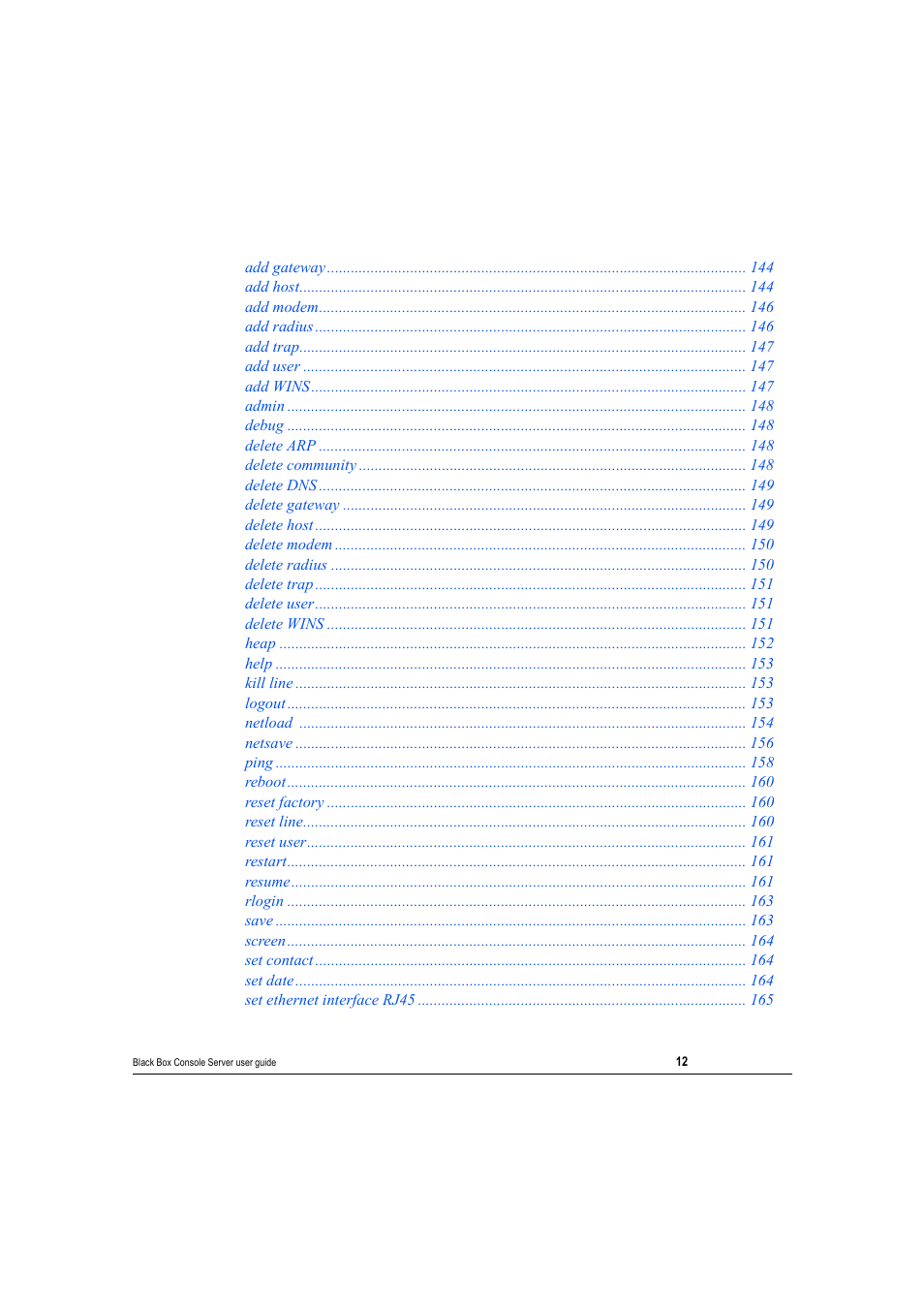 Black Box 16 port User Manual | Page 12 / 263