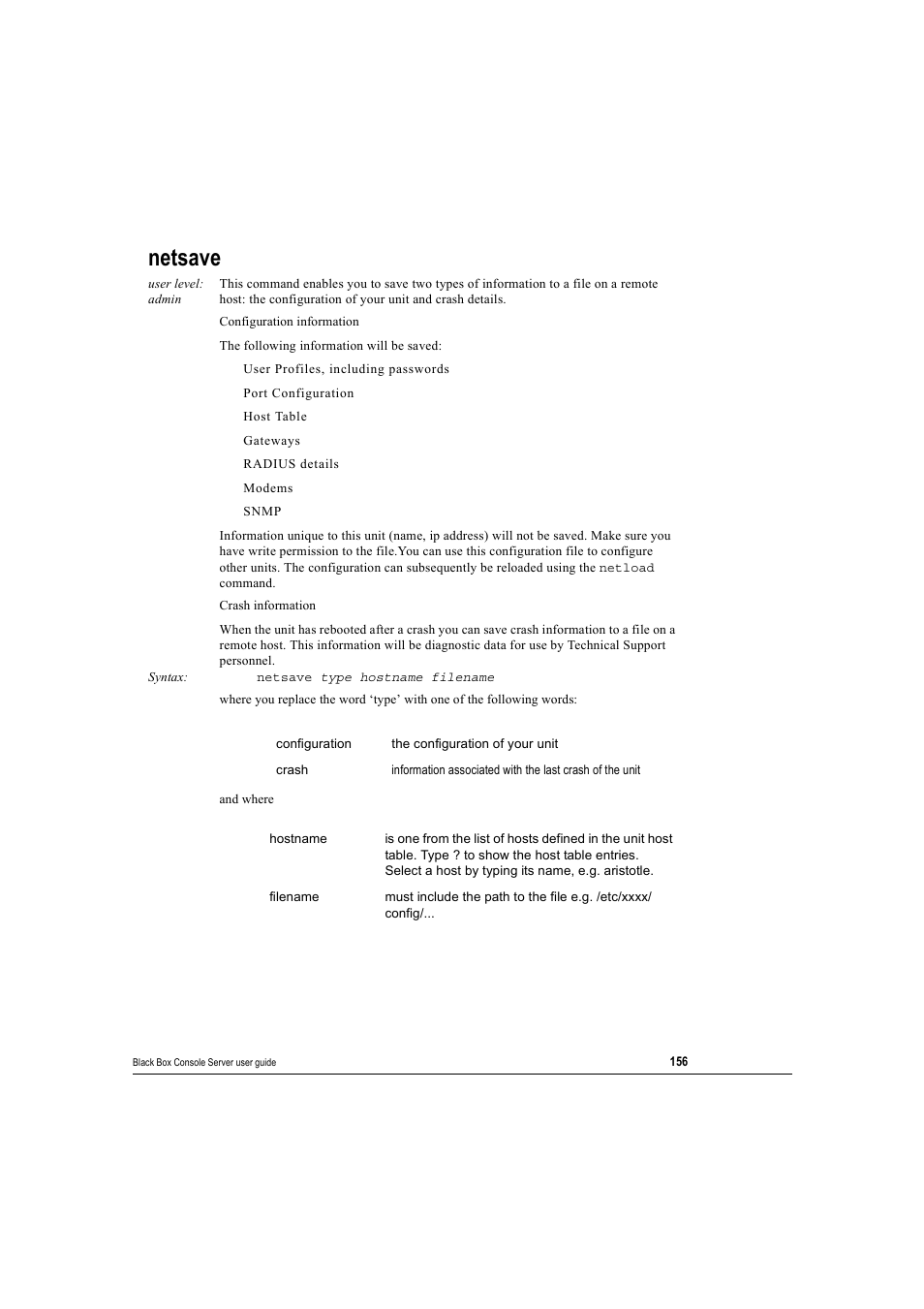 Netsave | Black Box 16 port User Manual | Page 156 / 263