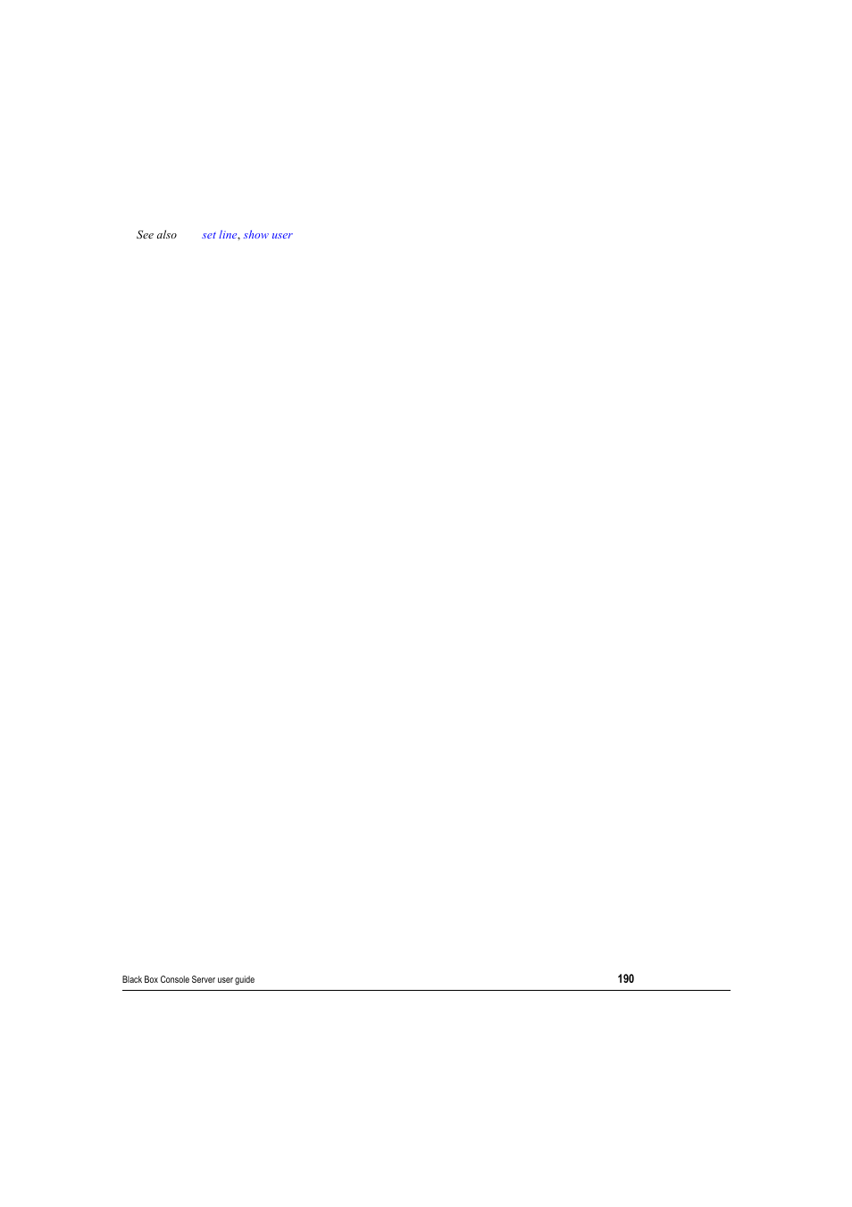 Black Box 16 port User Manual | Page 190 / 263