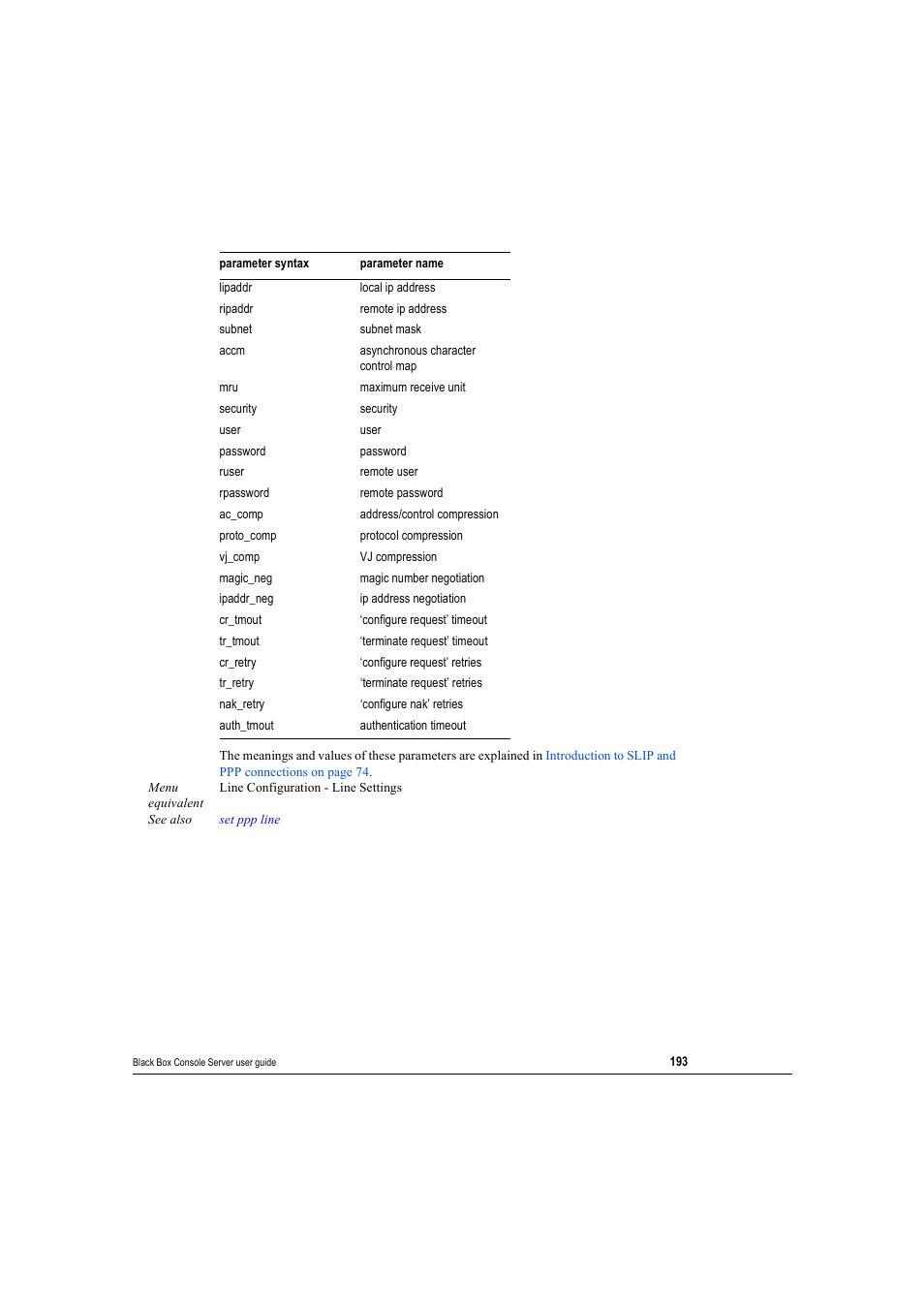 Black Box 16 port User Manual | Page 193 / 263