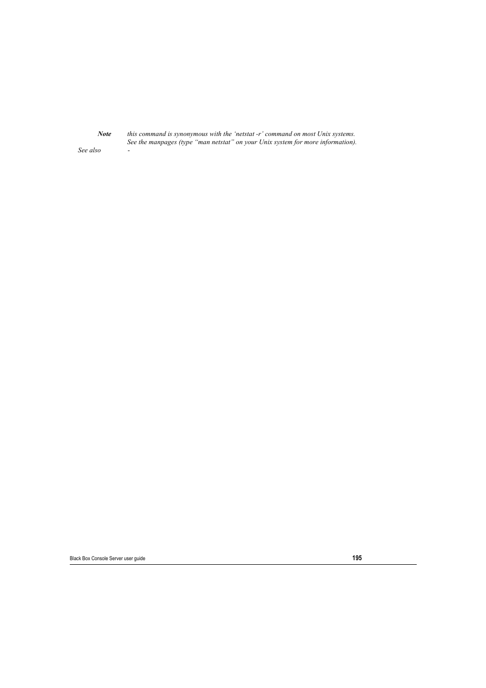 Black Box 16 port User Manual | Page 195 / 263