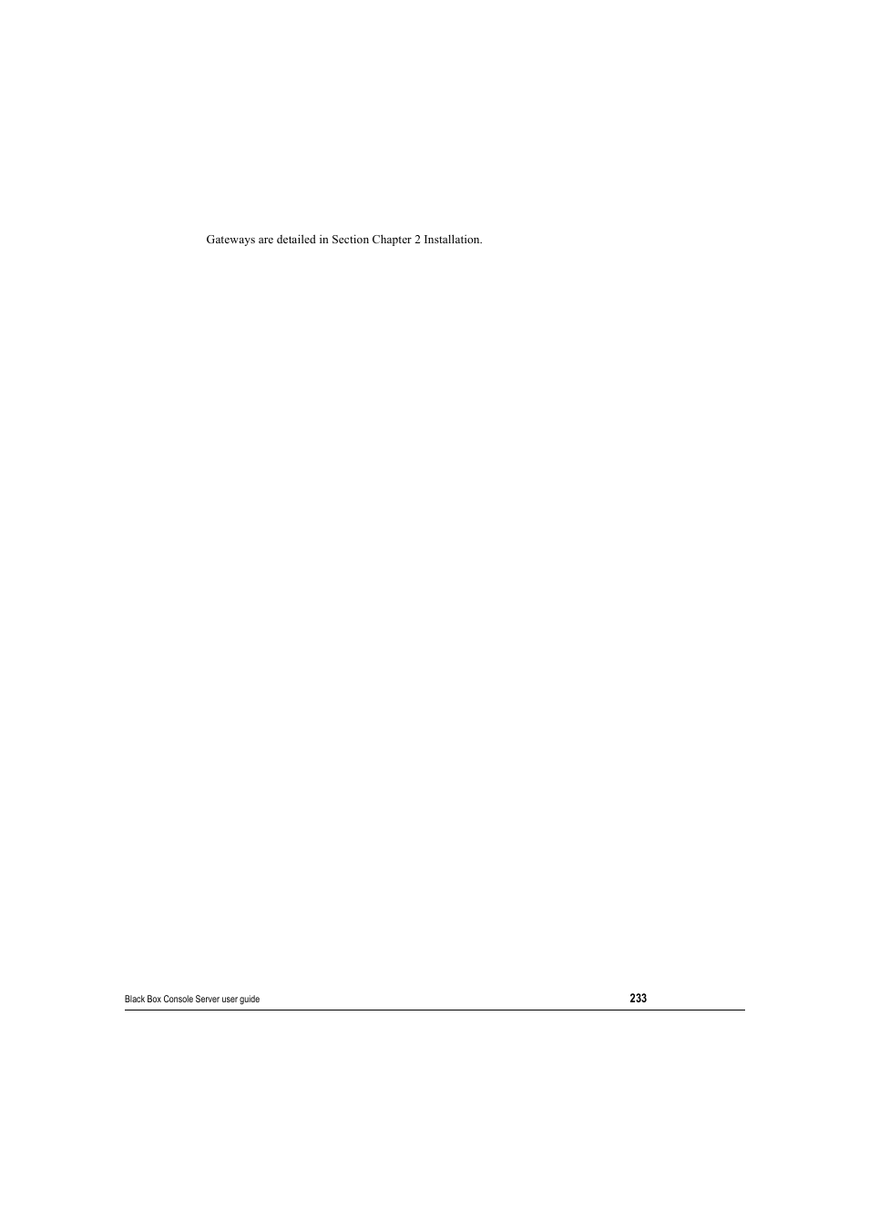 Black Box 16 port User Manual | Page 233 / 263