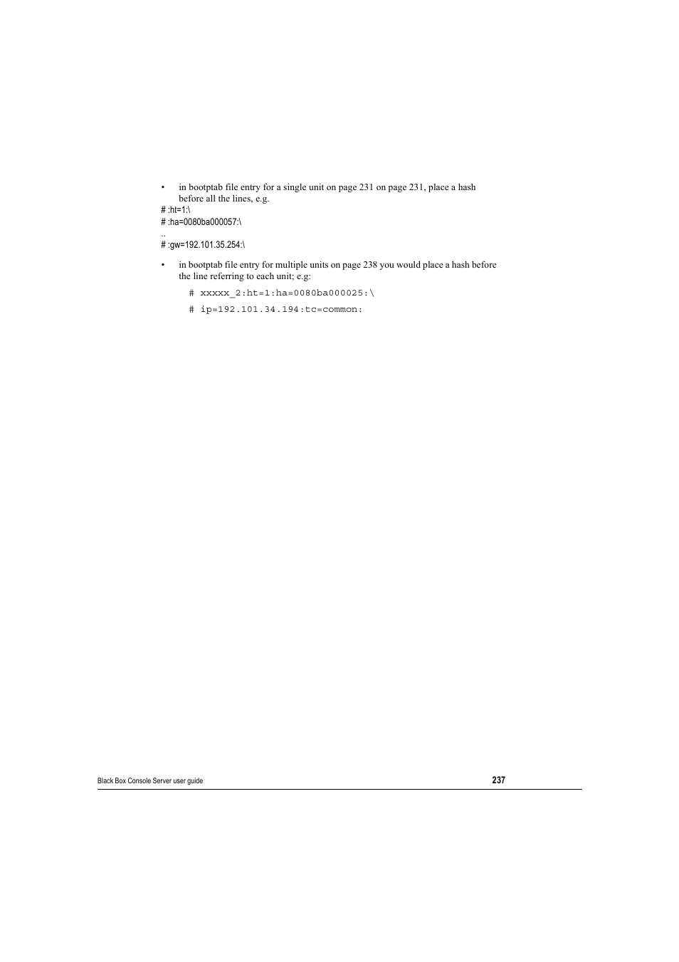 Black Box 16 port User Manual | Page 237 / 263