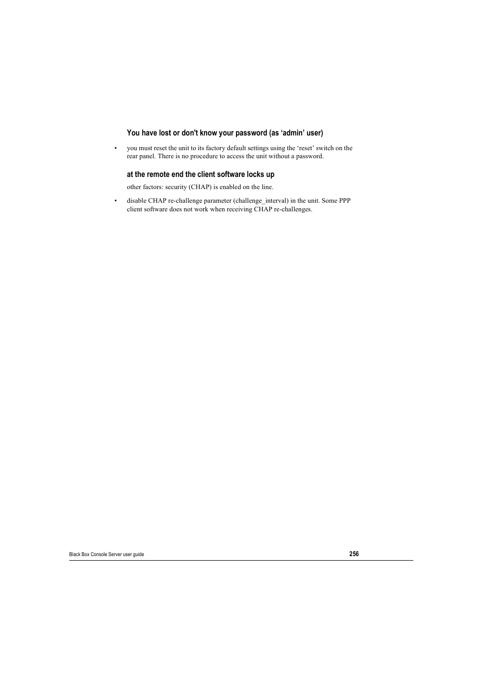 Black Box 16 port User Manual | Page 256 / 263