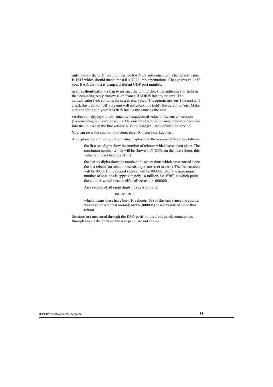 Black Box 16 port User Manual | Page 55 / 263