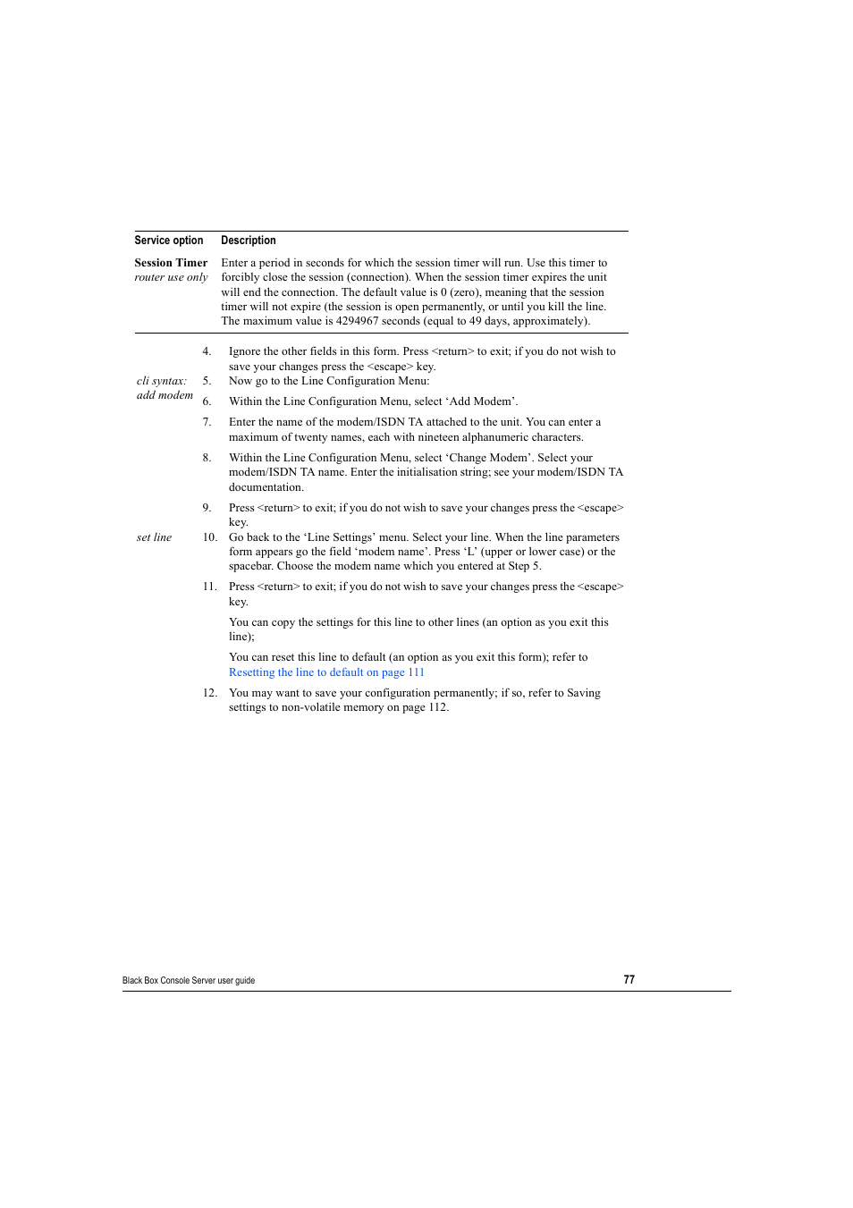 Black Box 16 port User Manual | Page 77 / 263