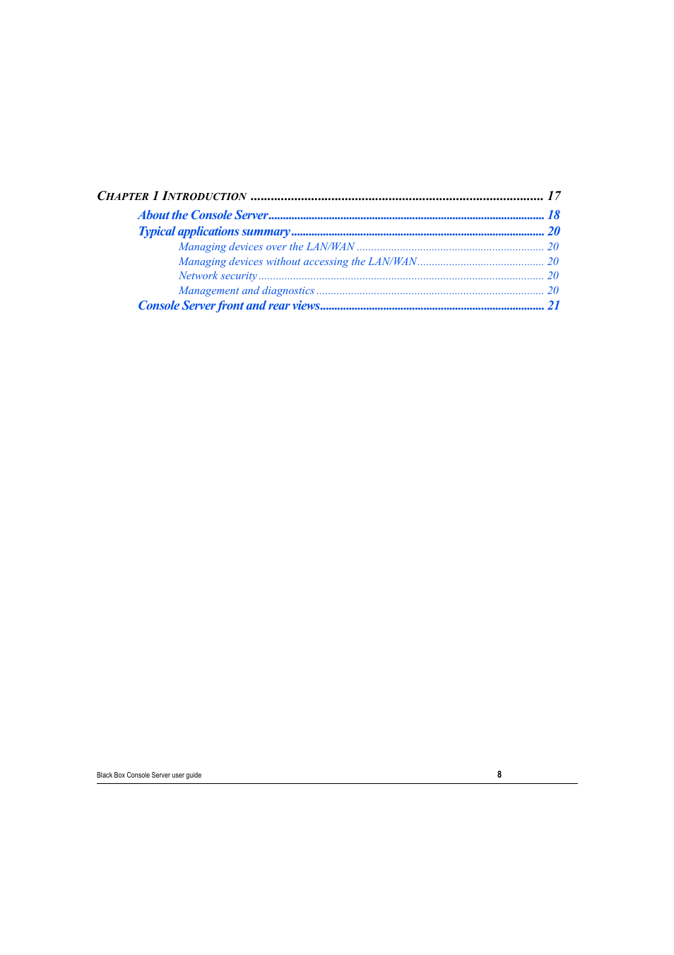 Black Box 16 port User Manual | Page 8 / 263