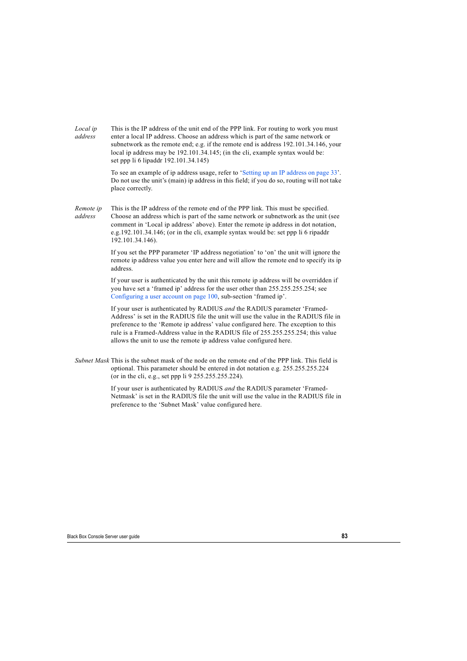 Black Box 16 port User Manual | Page 83 / 263