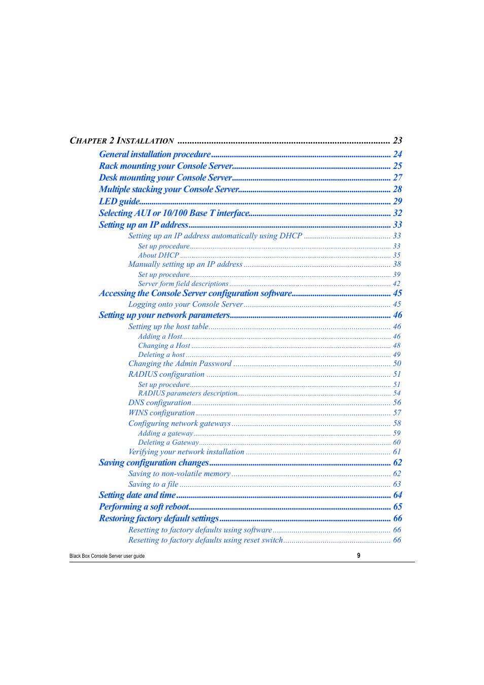 Black Box 16 port User Manual | Page 9 / 263