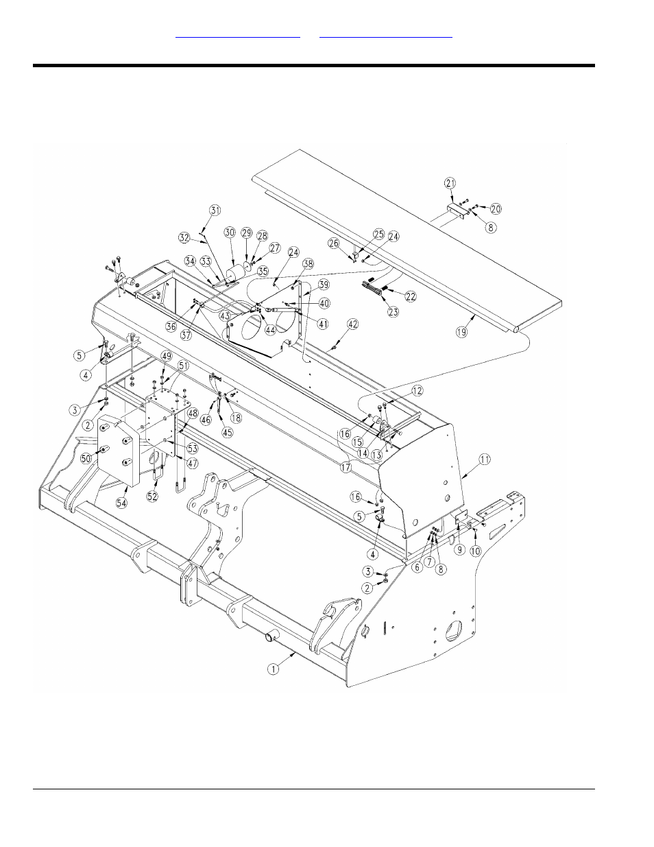 Box assembly, Box to frame, Table of contents part number index box to frame | Great Plains 800 Parts Manual User Manual | Page 12 / 80