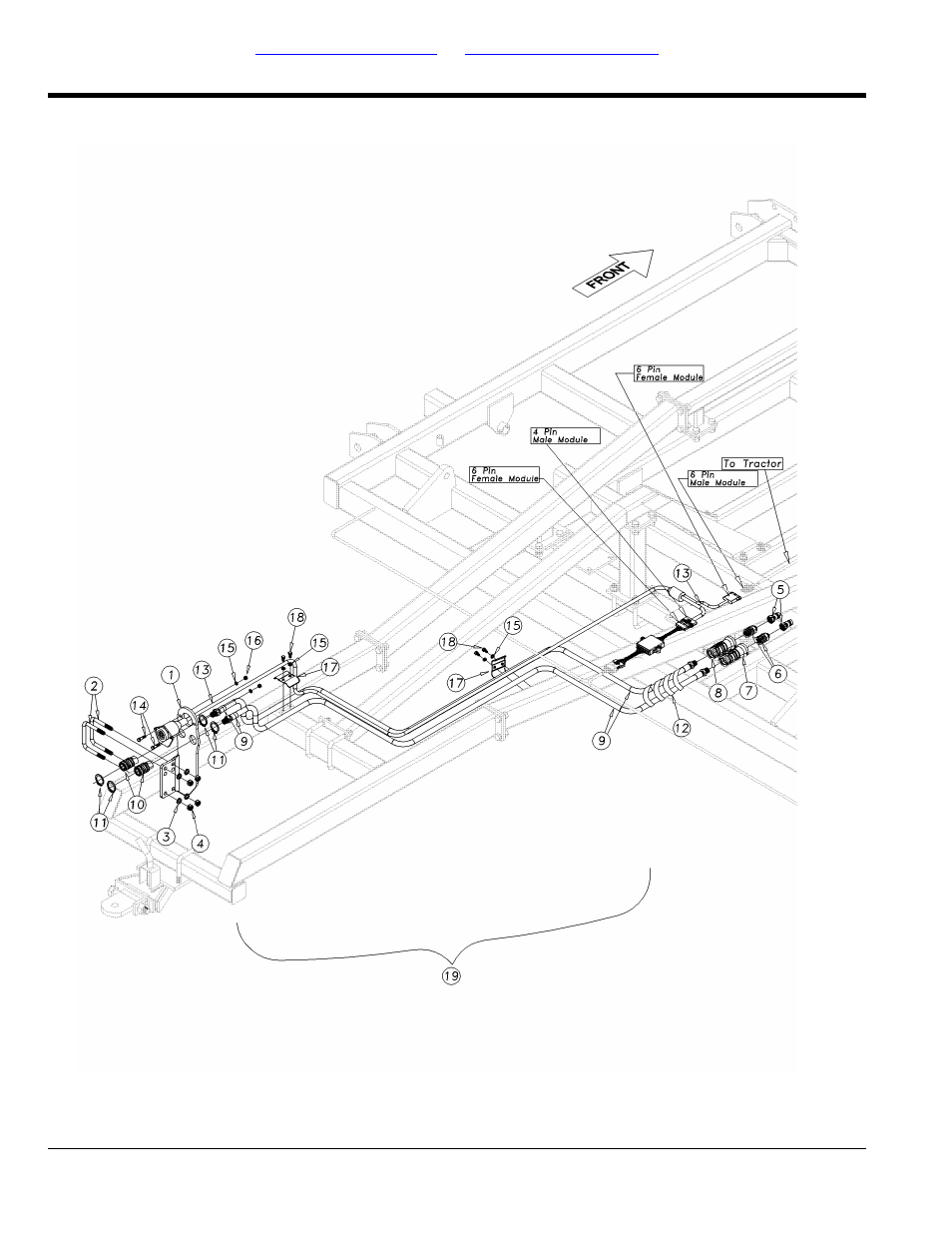 Rear hitch accessory mount kit (s/n gp-2256cc+) | Great Plains 8560 FCF Parts Manual User Manual | Page 100 / 108